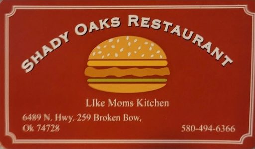 Shady Oaks Restaurant logo